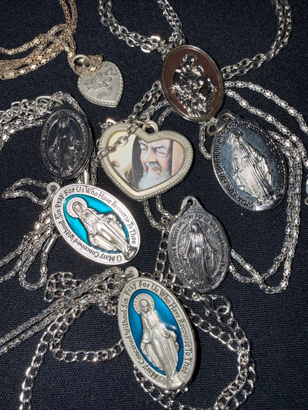 Rosaries Religious Medal Catholic crosses crucifix vintage
